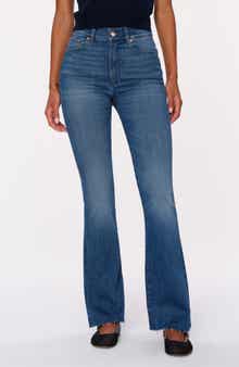 DL1961 Bridget Instasculpt Raw Hem High Waist Bootcut Jeans
