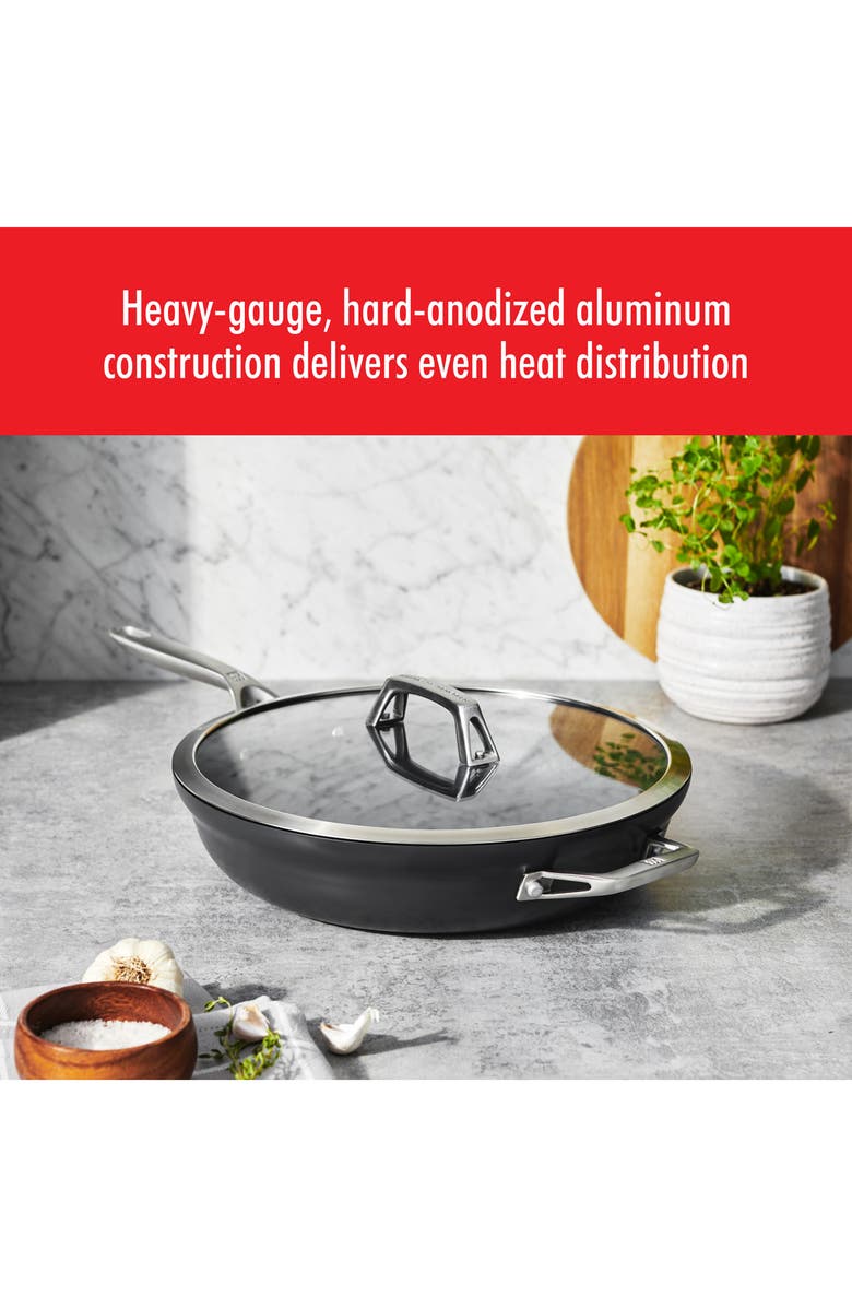 ZWILLING Motion Hard Anodized Nonstick 13-Inch Deep Fryer, Alternate, color, Matte Black