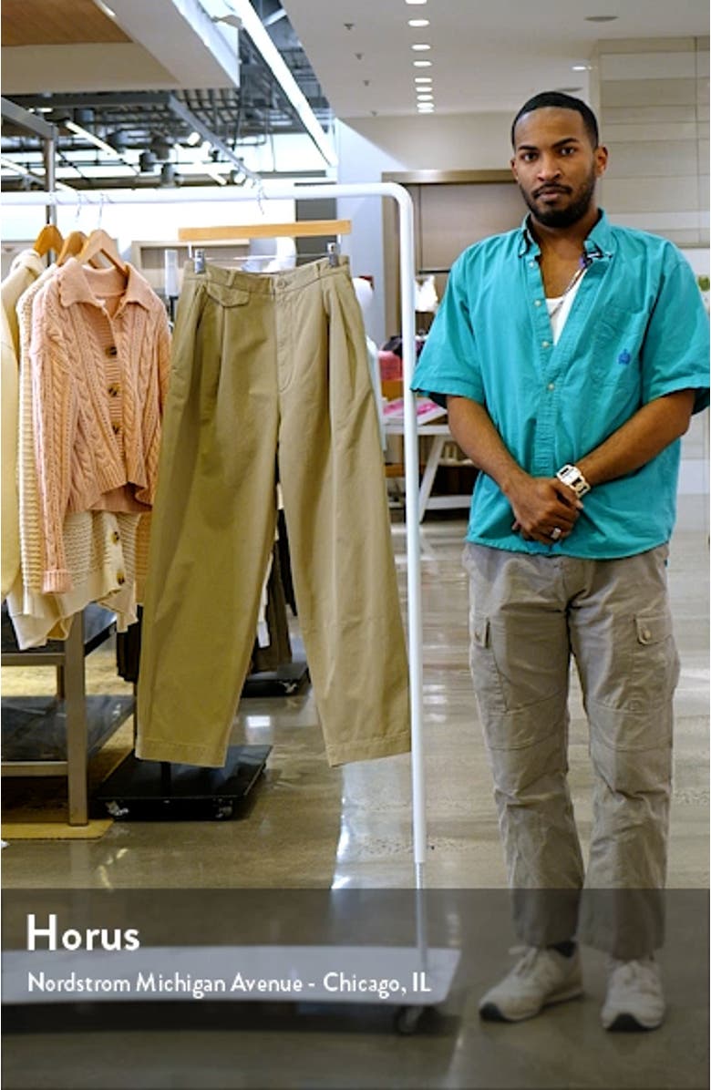 Becker Cotton Barrel Leg Chinos, sales video thumbnail