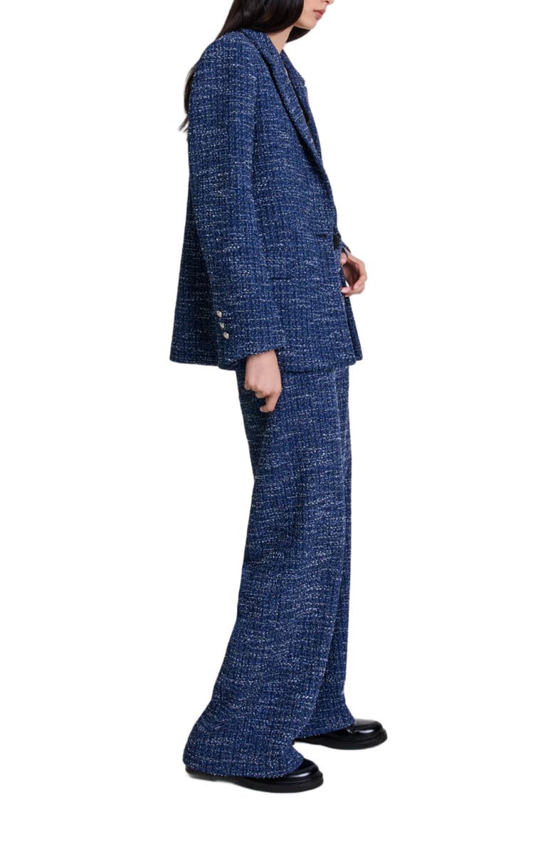 maje Tweed jacket, Alternate, color,