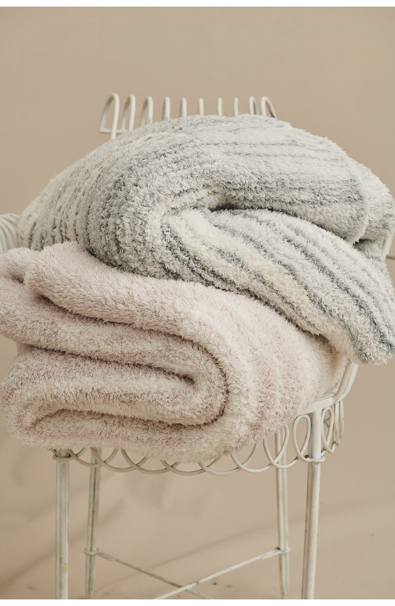 Barefoot Dreams<sup>®</sup> Space Dye CozyChic<sup>®</sup> Throw Blanket, Alternate, color, Moonbeam Multi