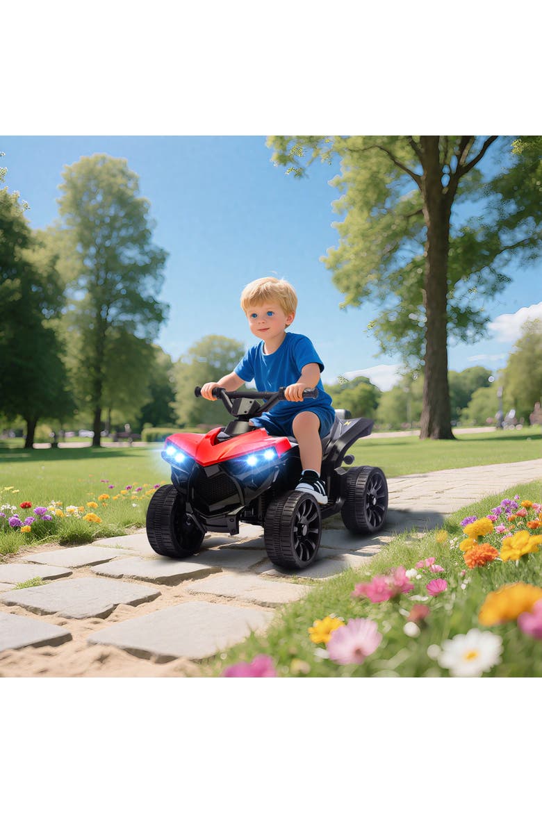 Electric ATV Quad Ride On, Alternate, color, Red