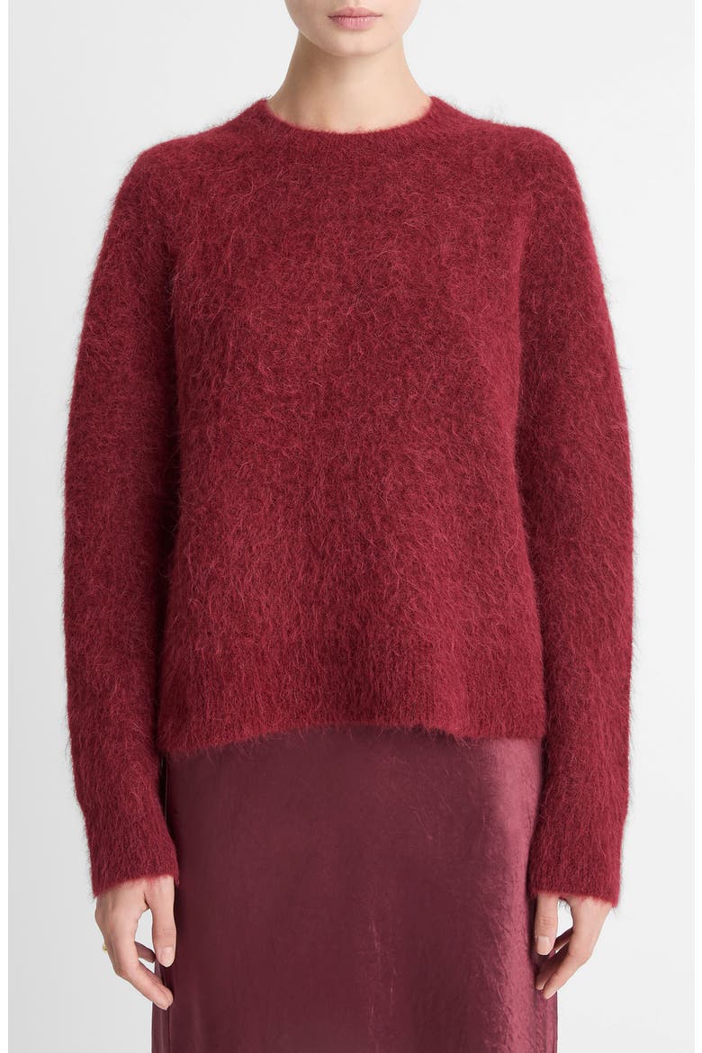 Brushed Sweater, Main, color, ROSE WINE