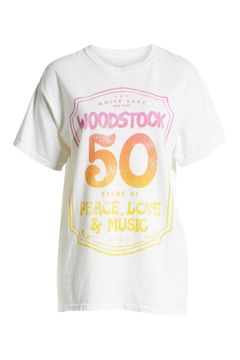 Woodstock Graphic Tee, Alternate, color, WHITE