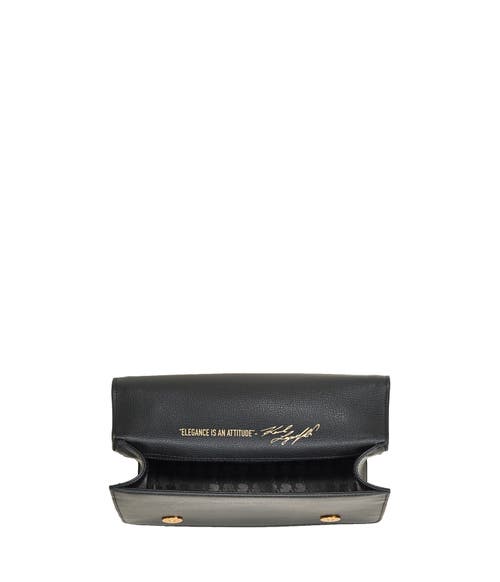Shop Karl Lagerfeld Paris Simone Crossbody In Black
