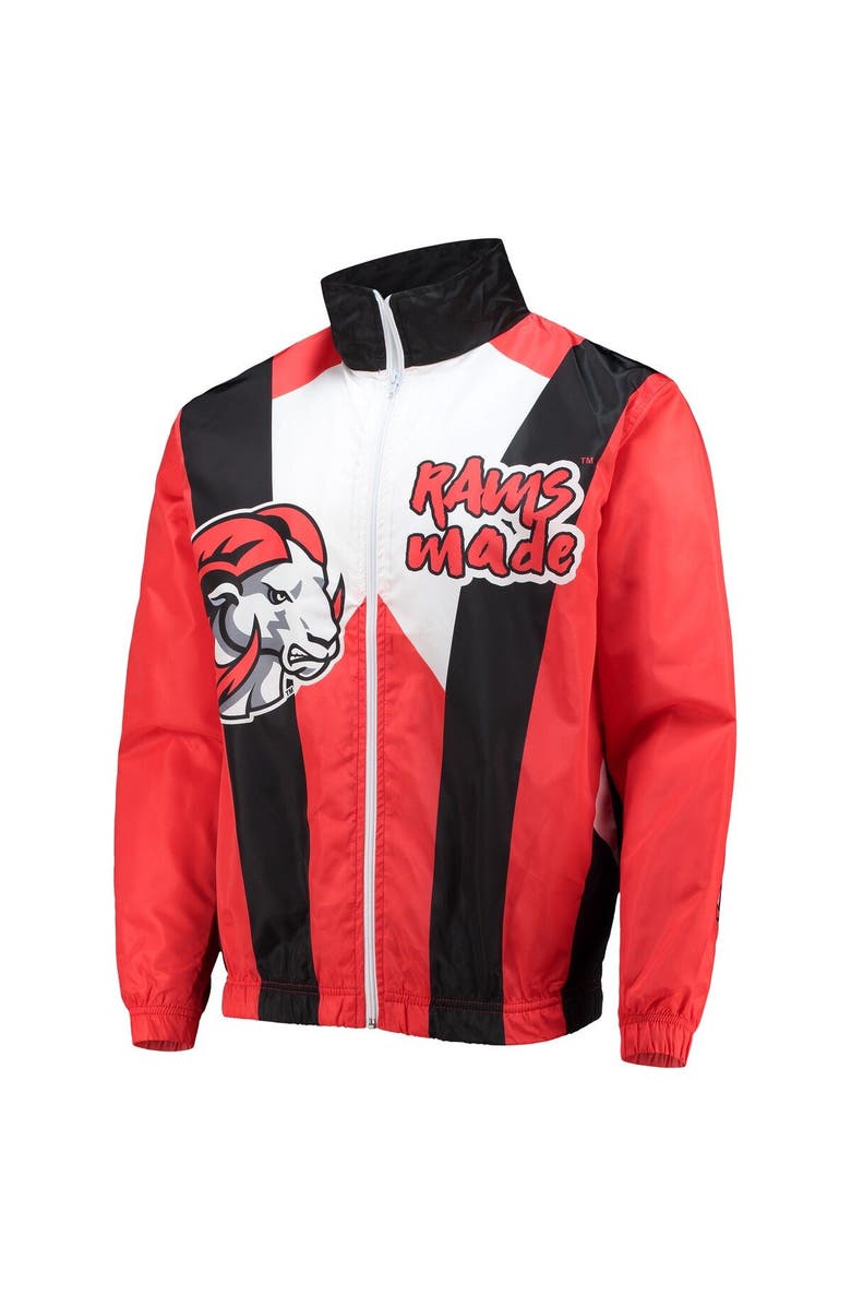 TONES OF MELANIN Men's Tones of Melanin Red Winston-Salem State Rams Anorak Full-Zip Jacket, Alternate, color, Red