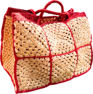 Zanatany Concepts Carrey Raffia Tote Bag