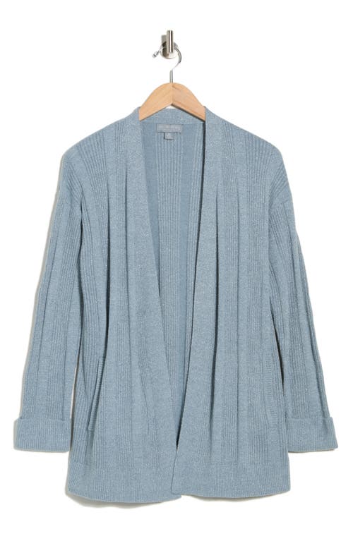 Barefoot Dreams ® Cozychic Ultra Lite® Variegated Rib Open Cardigan In Blue