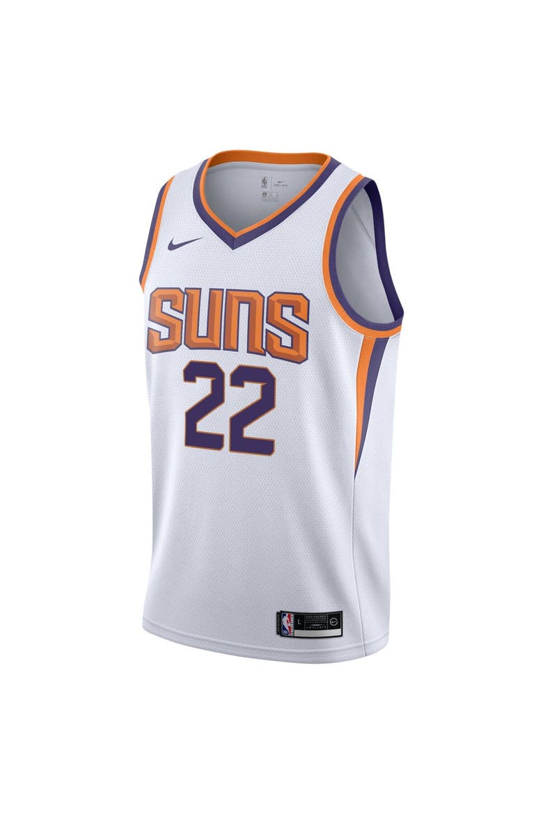 Youth Nike Deandre Ayton White Phoenix Suns Swingman Jersey - Association Edition, Alternate, color, White