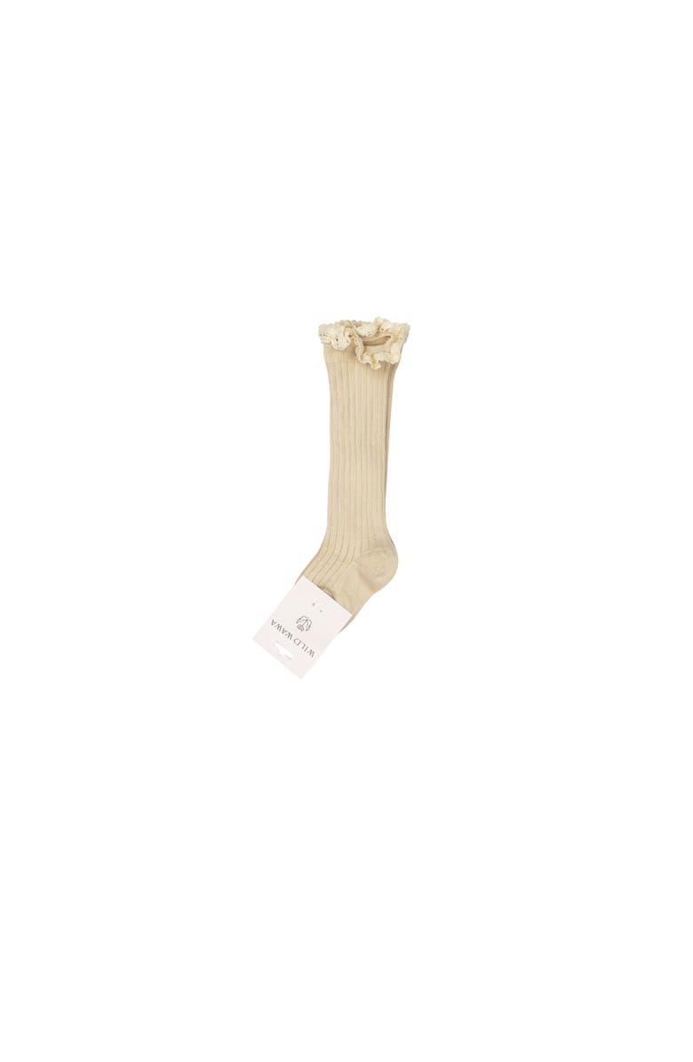 Wild Wawa Knee High Socks, Main, color, Taupe