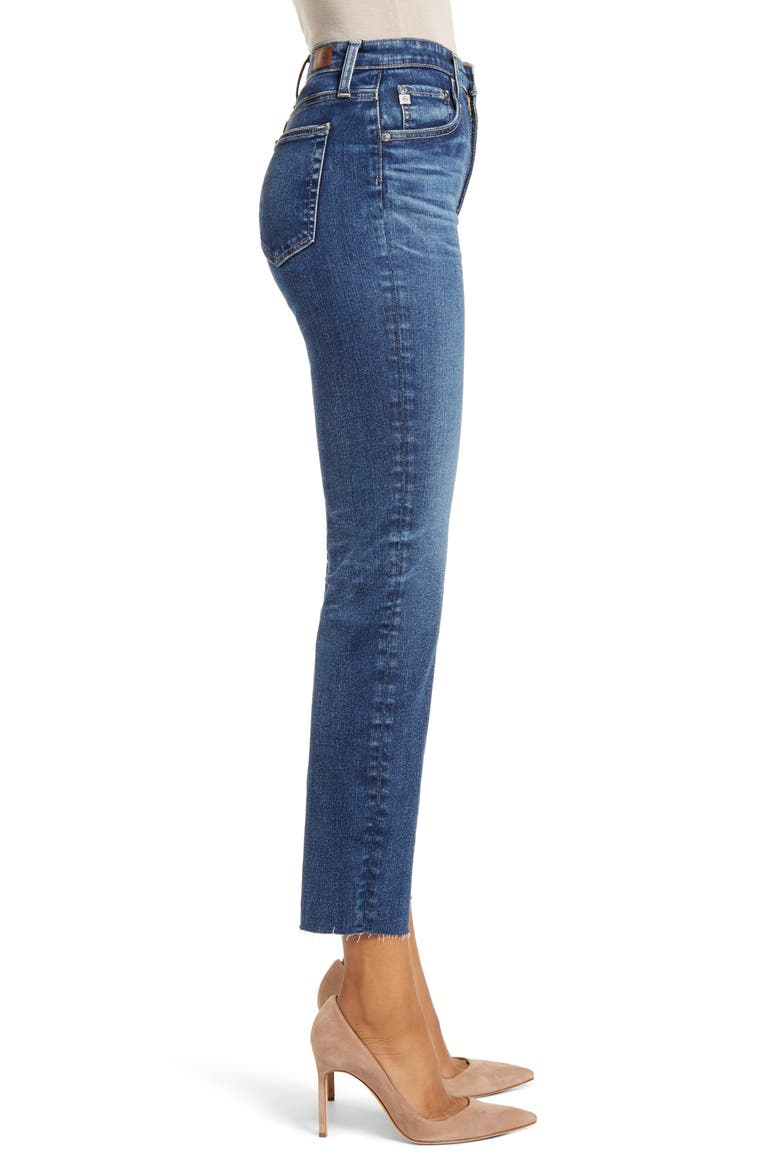 The Isabelle High Waist Ankle Straight Leg Jeans, Alternate, color, 13 YEARS CONSCIOUS