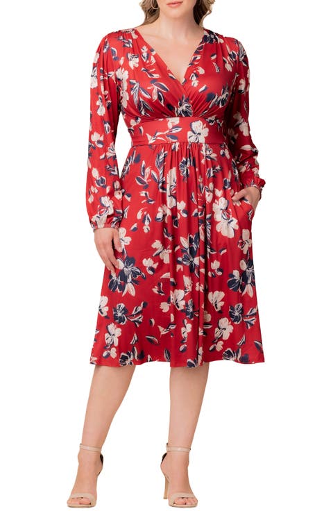 Diana Long Sleeve Dress (Plus)