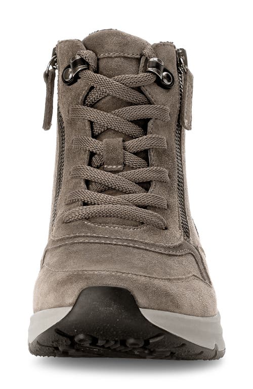 Gabor High Top Sneaker In Gray