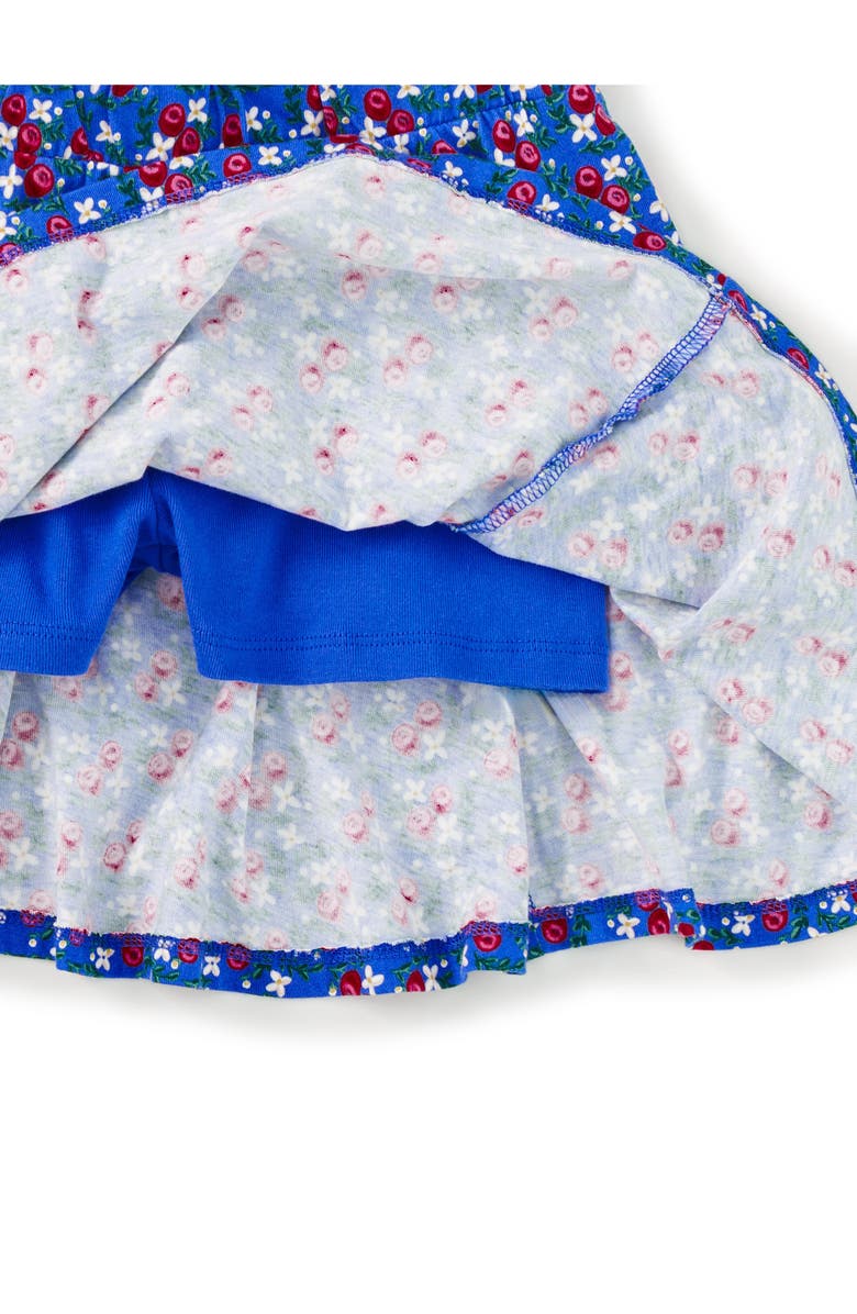 Tea Collection Twirl Skort, Alternate, color, Flamenco Fan Rose