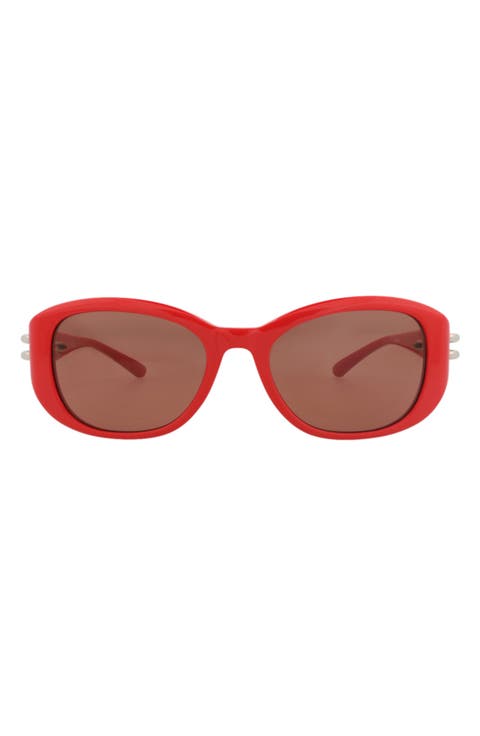 54mm Oval Sunglasses