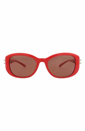 McQueen 54mm Oval Sunglasses