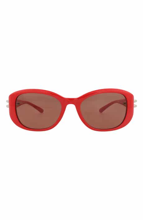 McQueen 54mm Oval Sunglasses