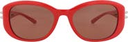 McQueen 54mm Oval Sunglasses