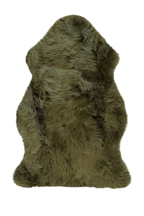 Milan Genuine Sheepskin Shearling Throw 24" x 36"