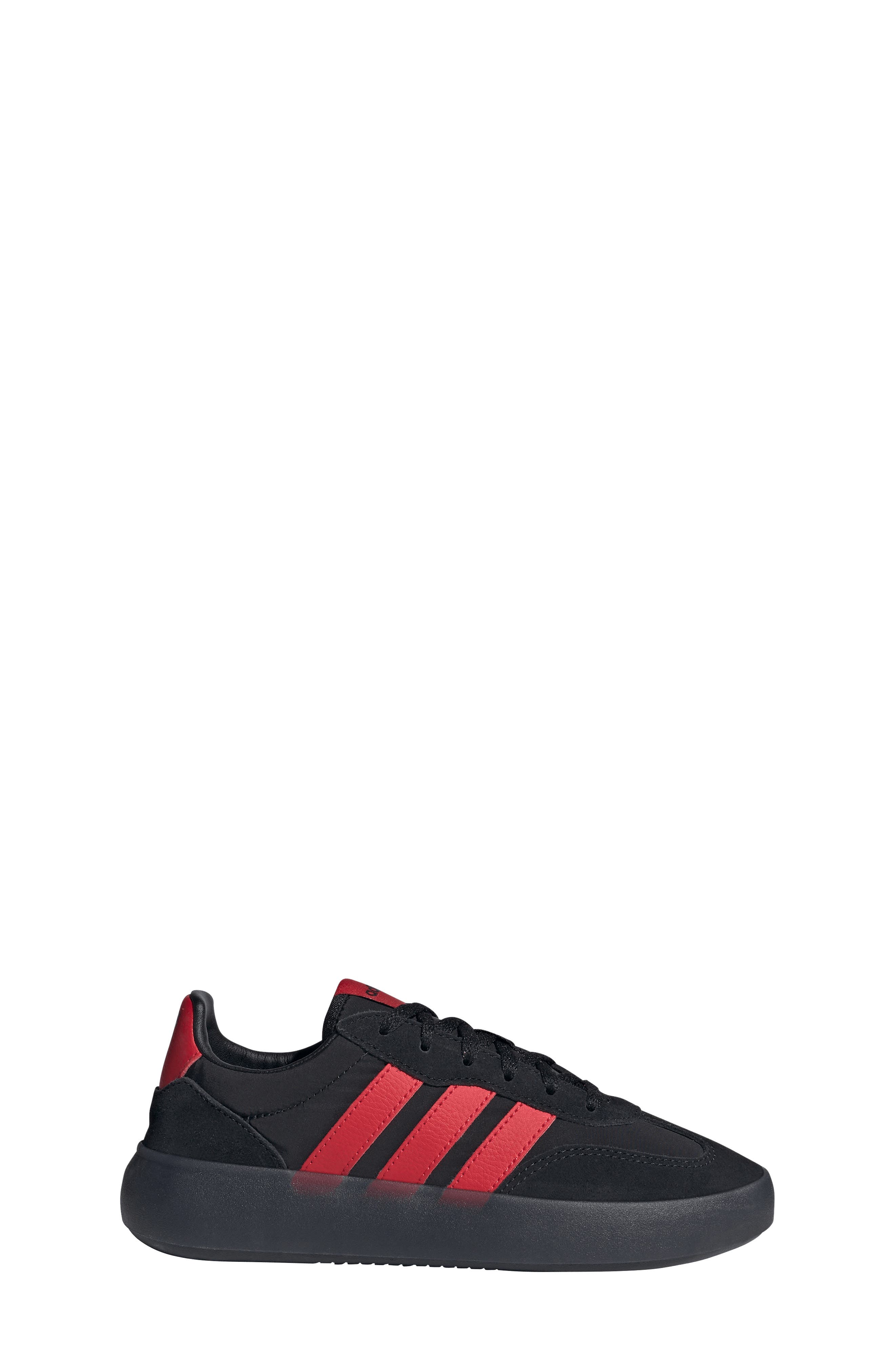 adidas Kids' Barreda Decode Sneaker, Alternate, color, Black/ Red/ Black