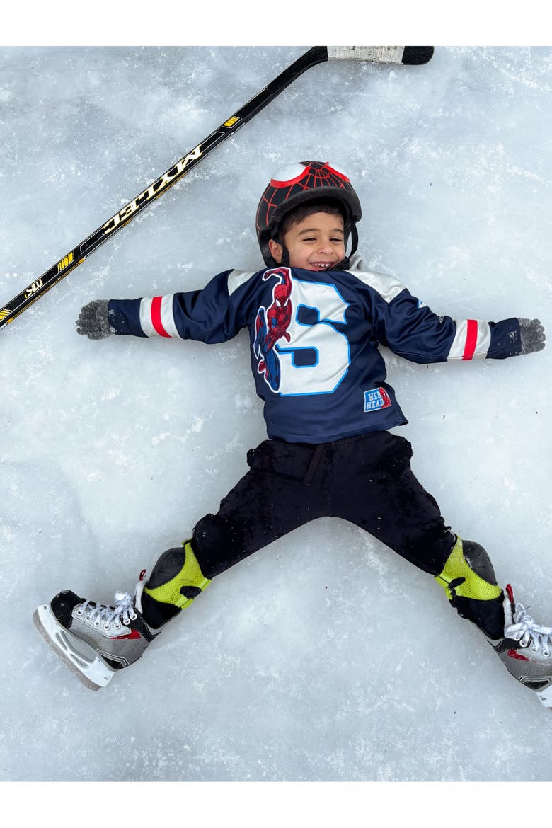 Spider-Man Hockey Jersey, Alternate, color, Navy Red Spider Man