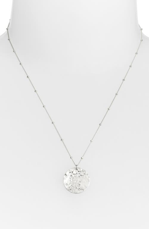 Nashelle Constellation Pendant Necklace In Sterling Silver Pisces