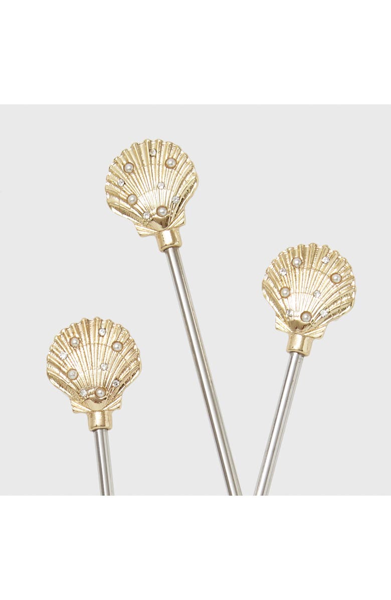 Joanna Buchanan Swizzle sticks, Alternate, color, Silver