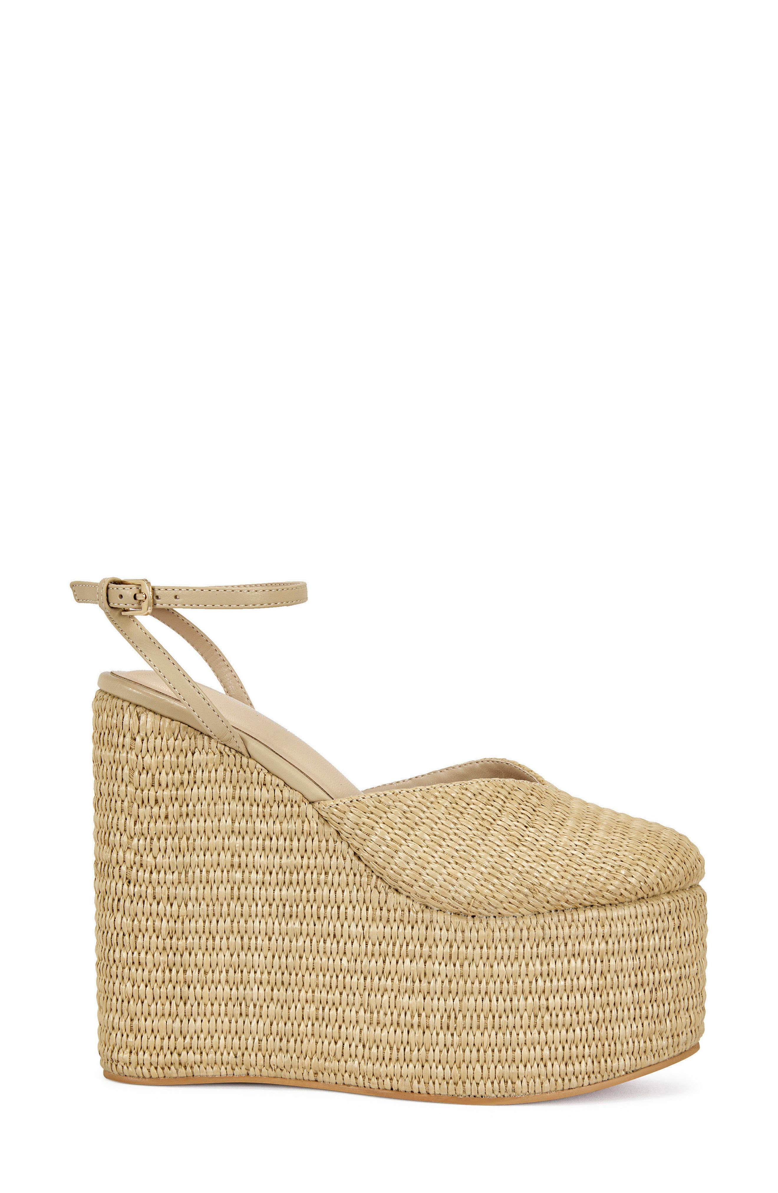 AZALEA WANG Cova Platform Wedge Sandal, Alternate, color, 