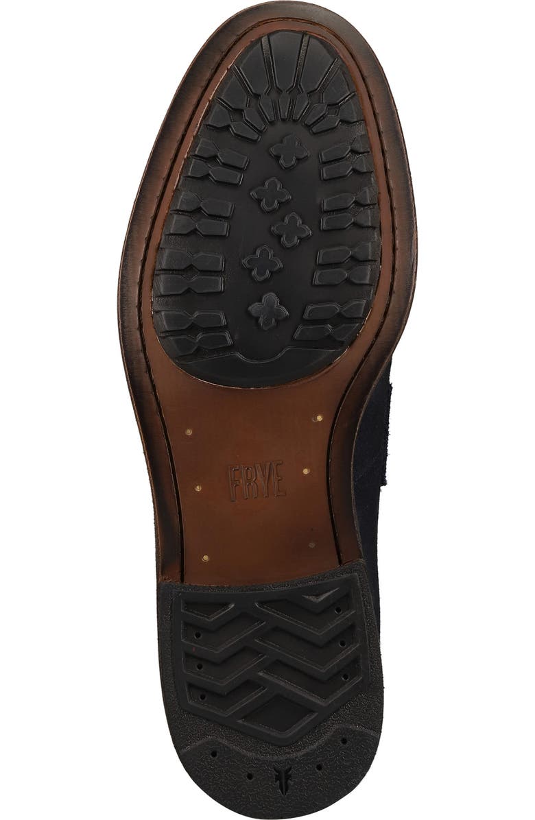 Frye Tyler Flex Leather Penny Loafer, Alternate, color, Midnight