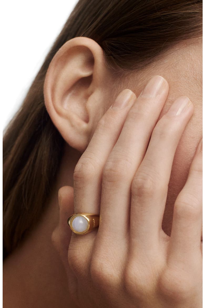 Agate Moon Ring, Alternate, color, Blue Lace