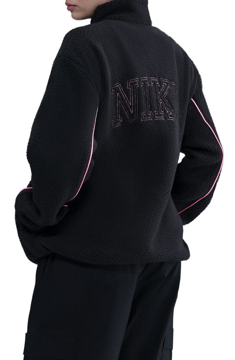 Nike Sportswear Textured Fleece Graphic Zip-Up Jacket, Alternate, color,