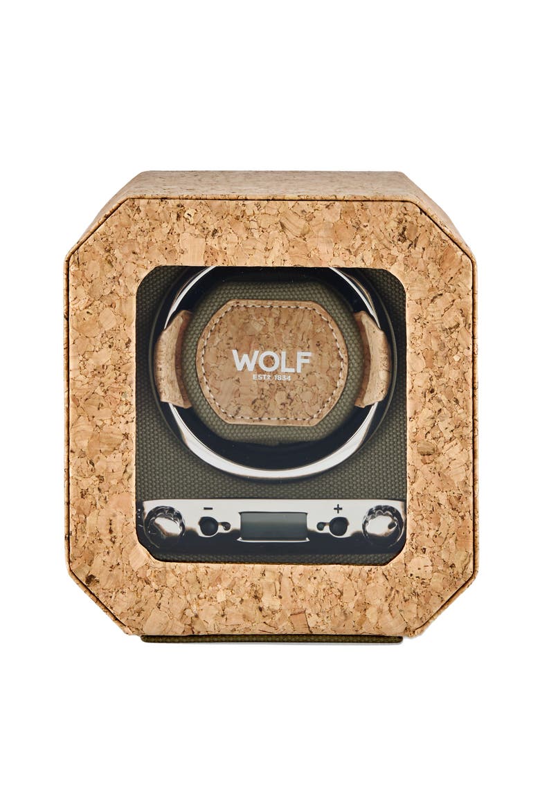 Cortica Single Watch Winder II, Main, color, Cork