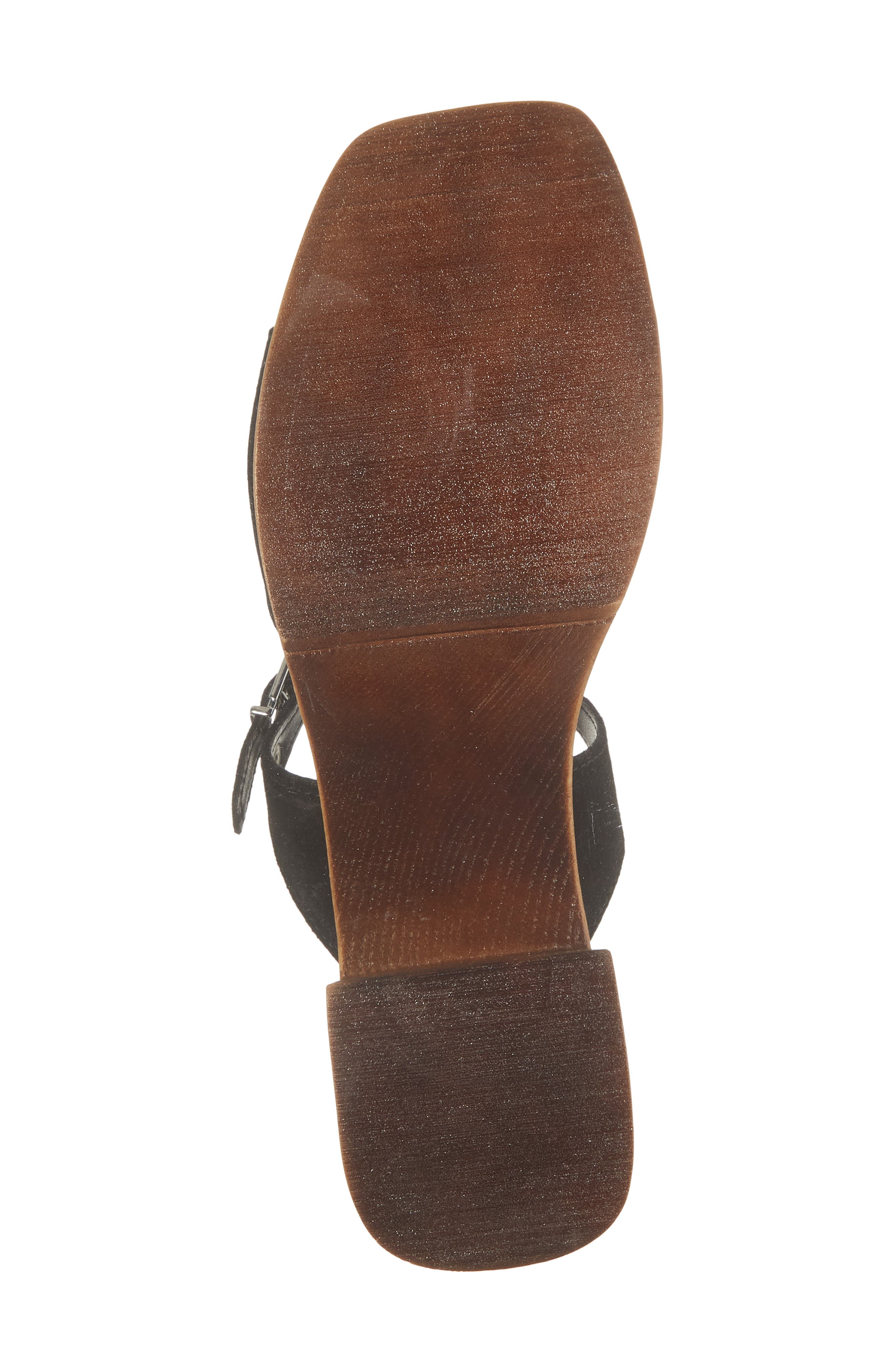 Free People Beck Slide Sandal, Alternate, color, Black Tide Suede