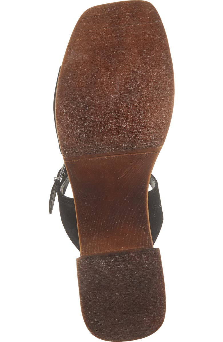 Free People Beck Slide Sandal, Alternate, color, Black Tide Suede