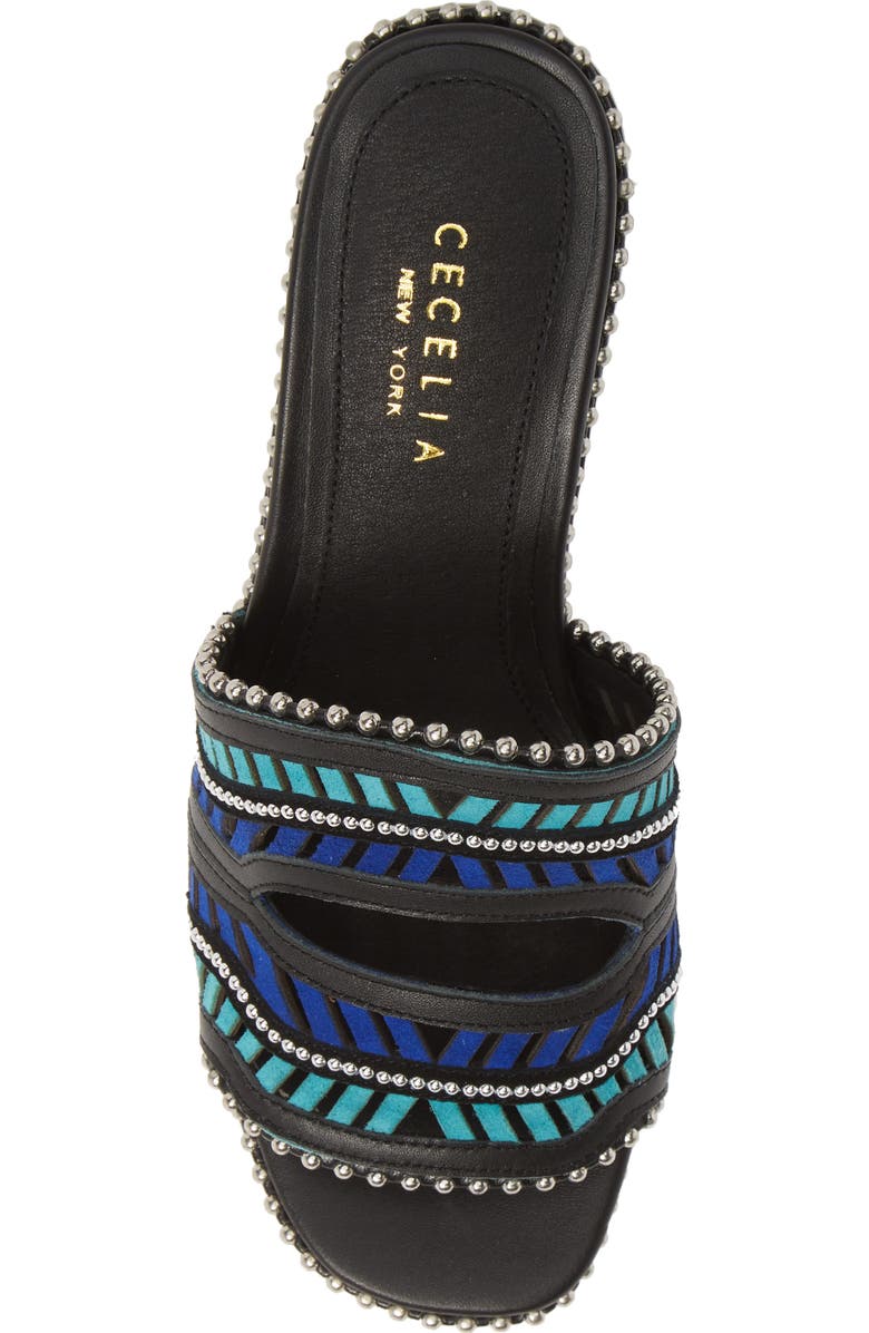 Cecelia New York Luna Slide Sandal, Alternate, color,