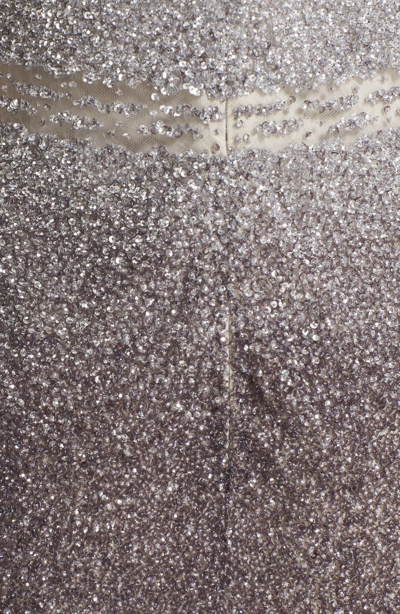 Pamella Roland Signature Sequin Cap Sleeve Cocktail Dress, Alternate, color,