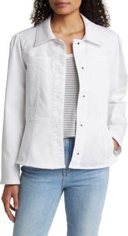 Wit & Wisdom Peplum Denim Jacket