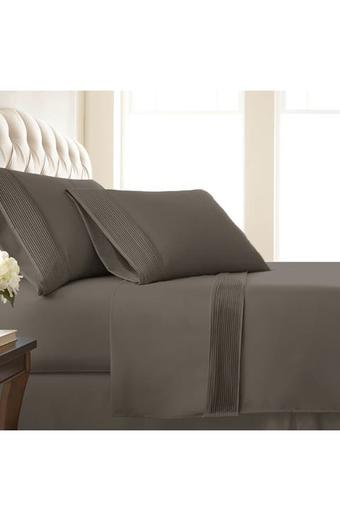 Premium Collection Pleated Extra Deep Pocket Sheet Set