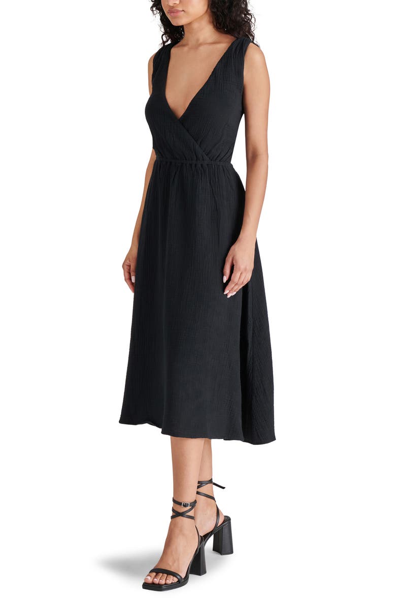 Steve Madden Cotton Gauze Midi Dress, Alternate, color,