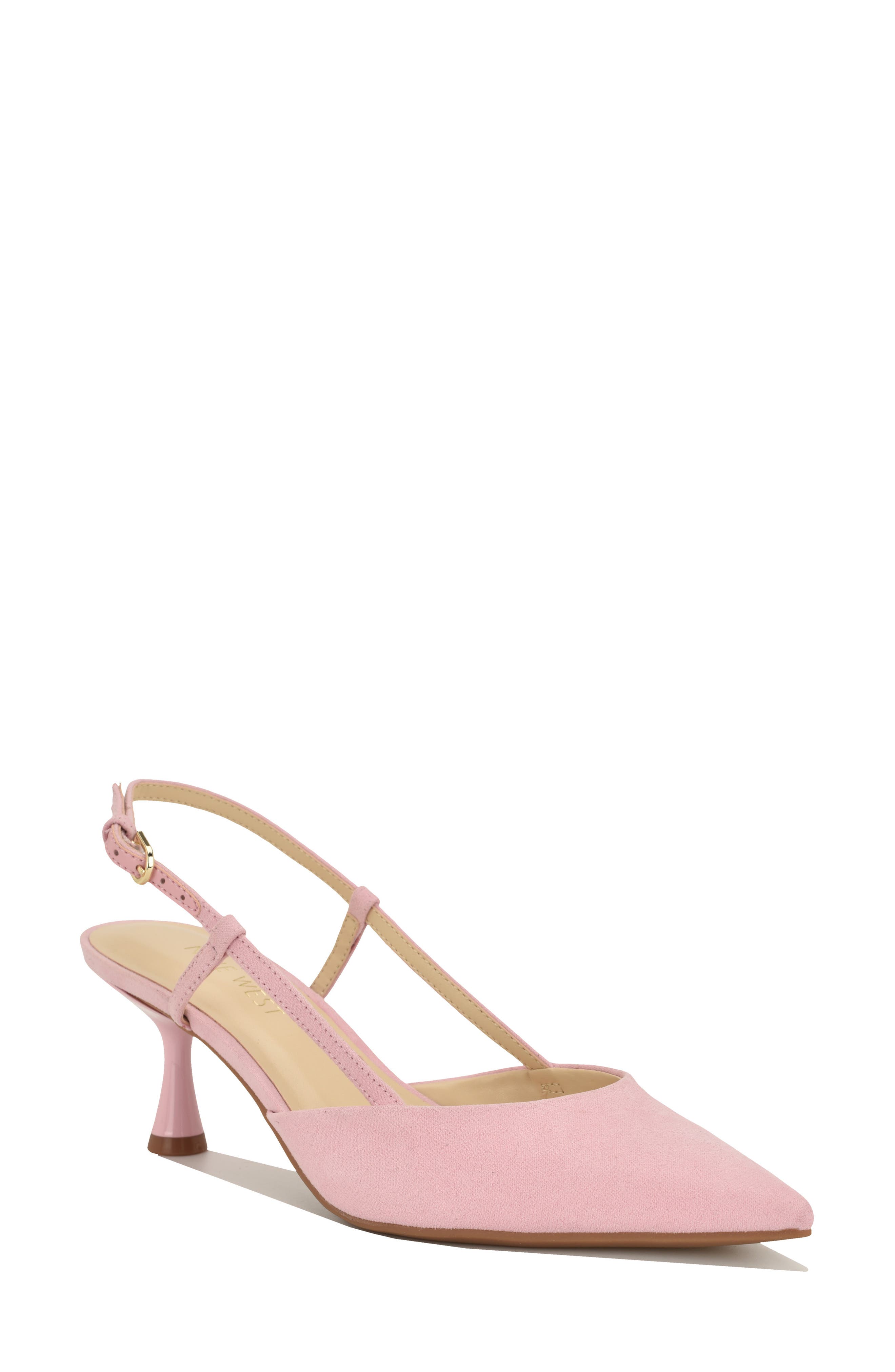  Kissy Pink Faux Suede