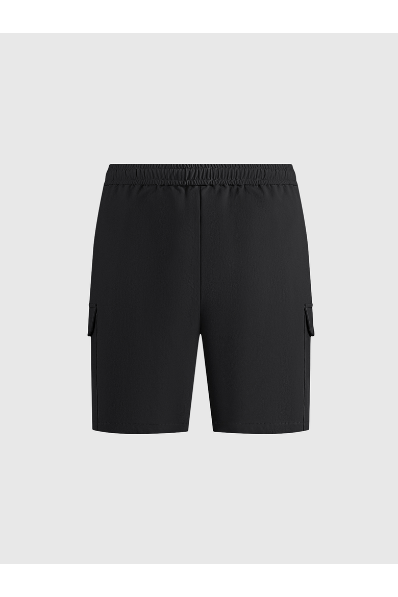 Dimitri Technical Cargo Shorts, Alternate, color, Black