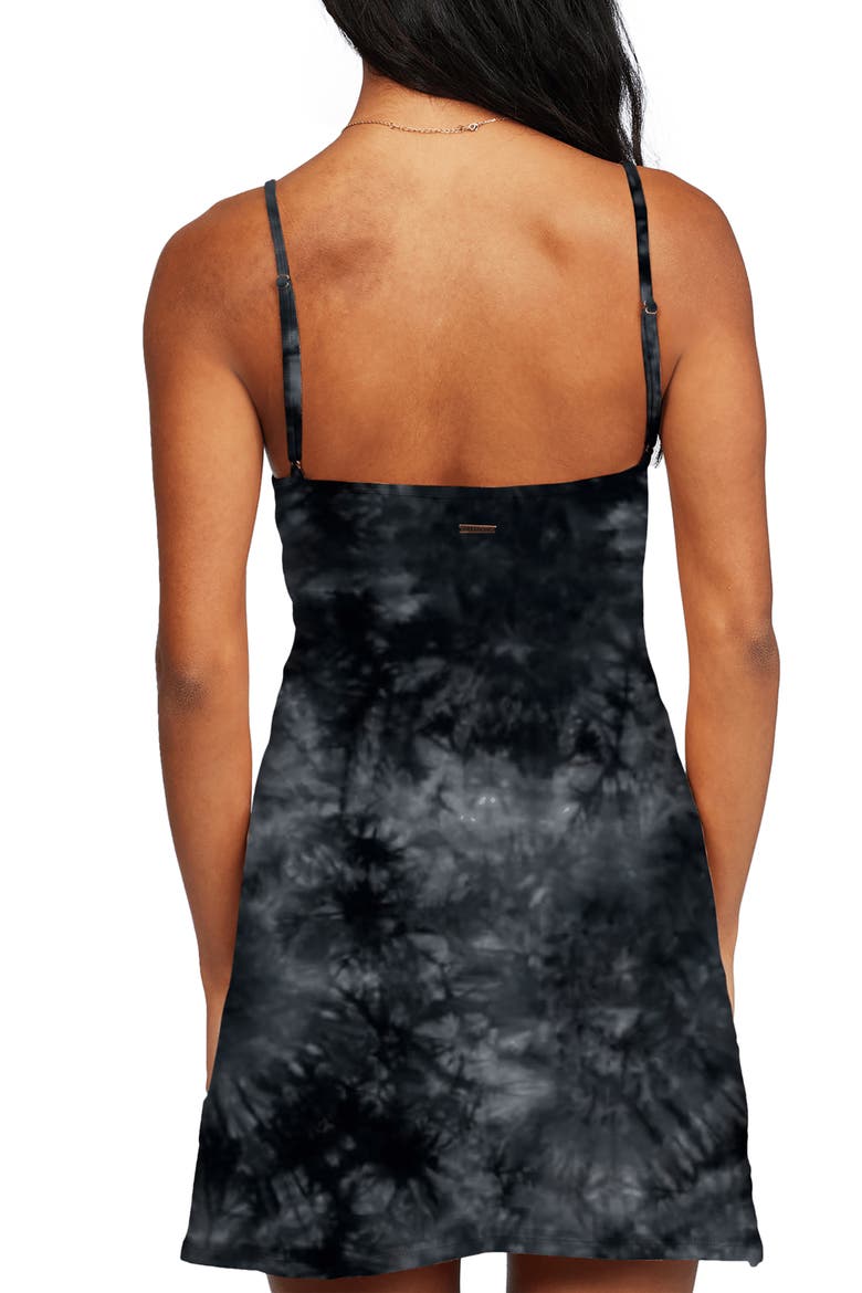Easy on Me Tie Dye Dress, Alternate, color, OFF BLACK