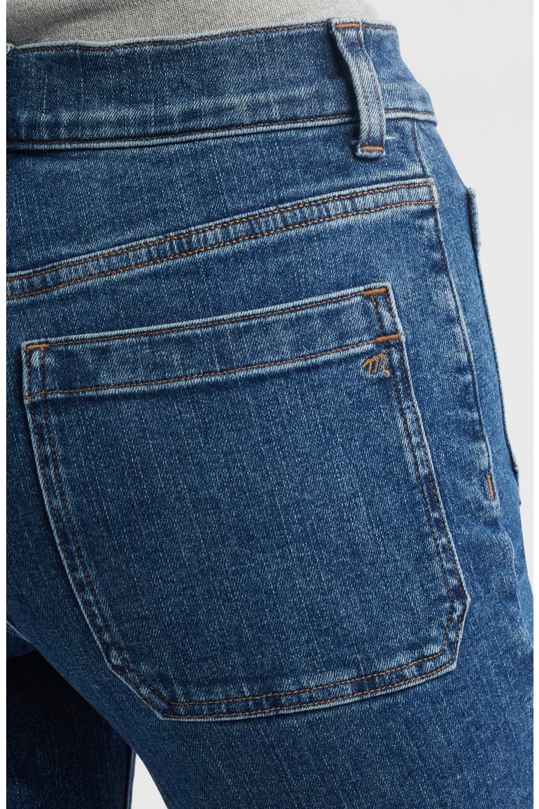 Kick Out Patch Pocket Crop Jeans, Alternate, color, HEBB WASH