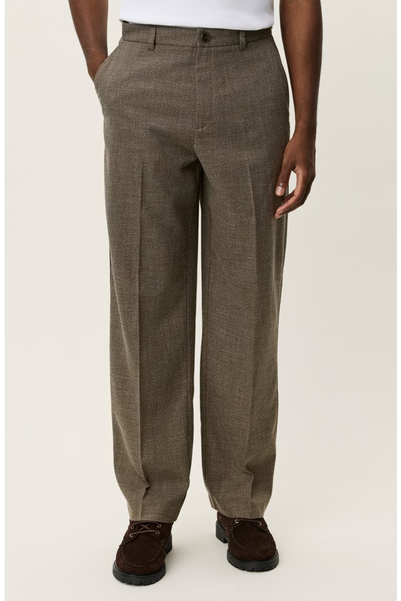 Randall Mélange Suit Pants, Main, color, TEAK BROWN