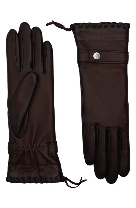 Alexandra Bartlett Cashmere store Luxury Lined Leather Gloves