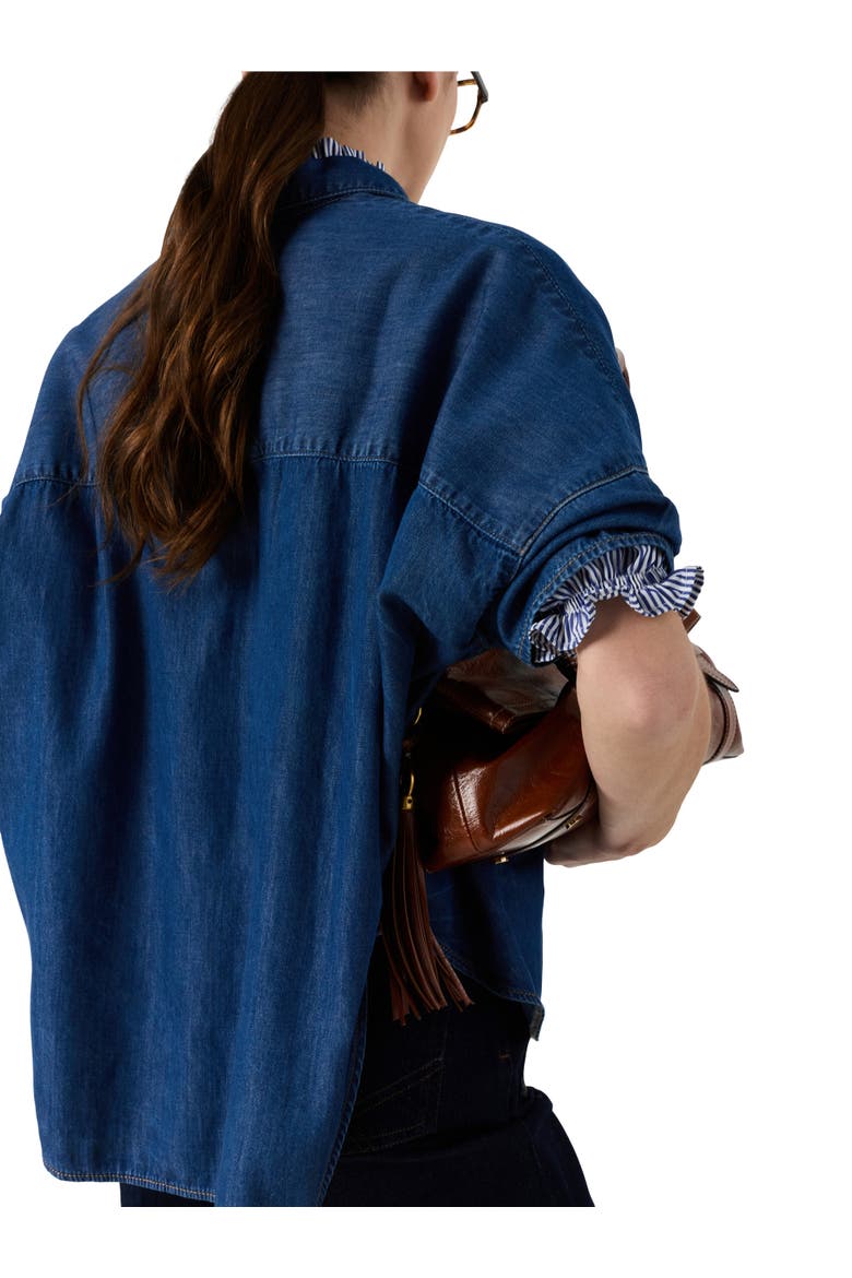 Cess Denim Shirt, Alternate, color, Jeans