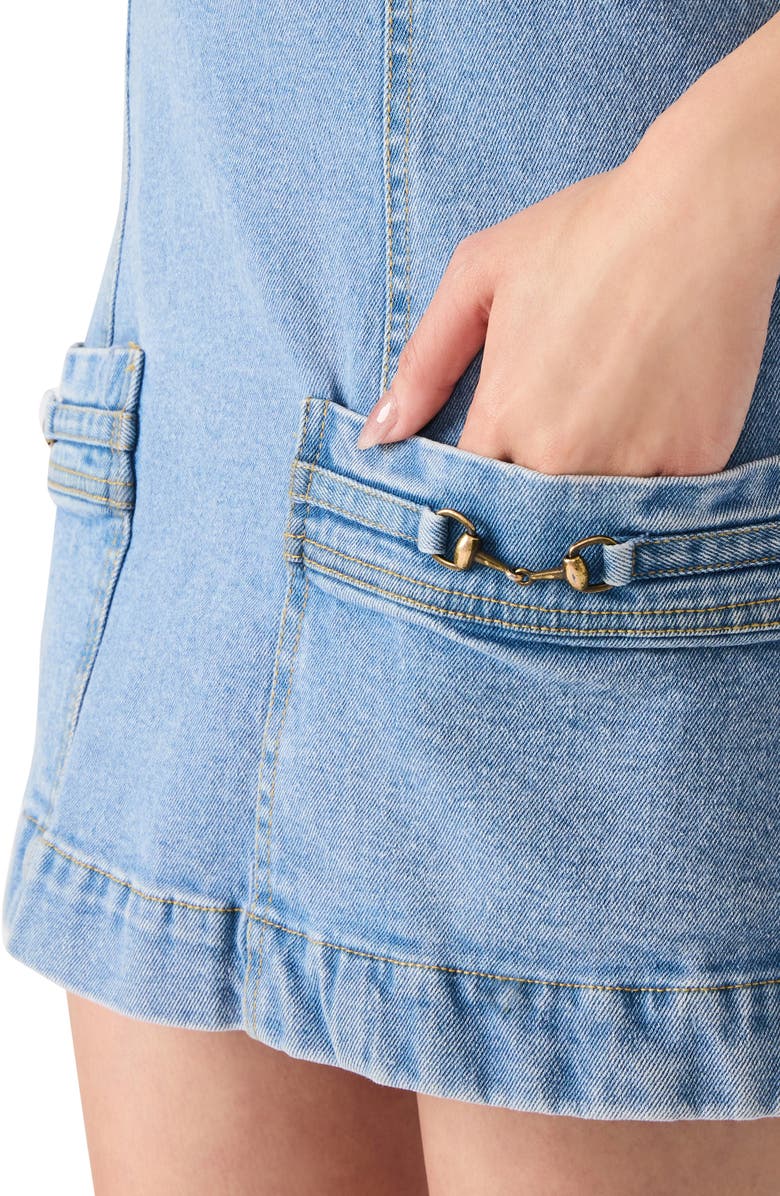 Steve Madden Averi Denim Dress, Alternate, color, Forever Blue