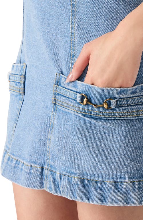 Steve Madden Averi Denim Dress In Blue