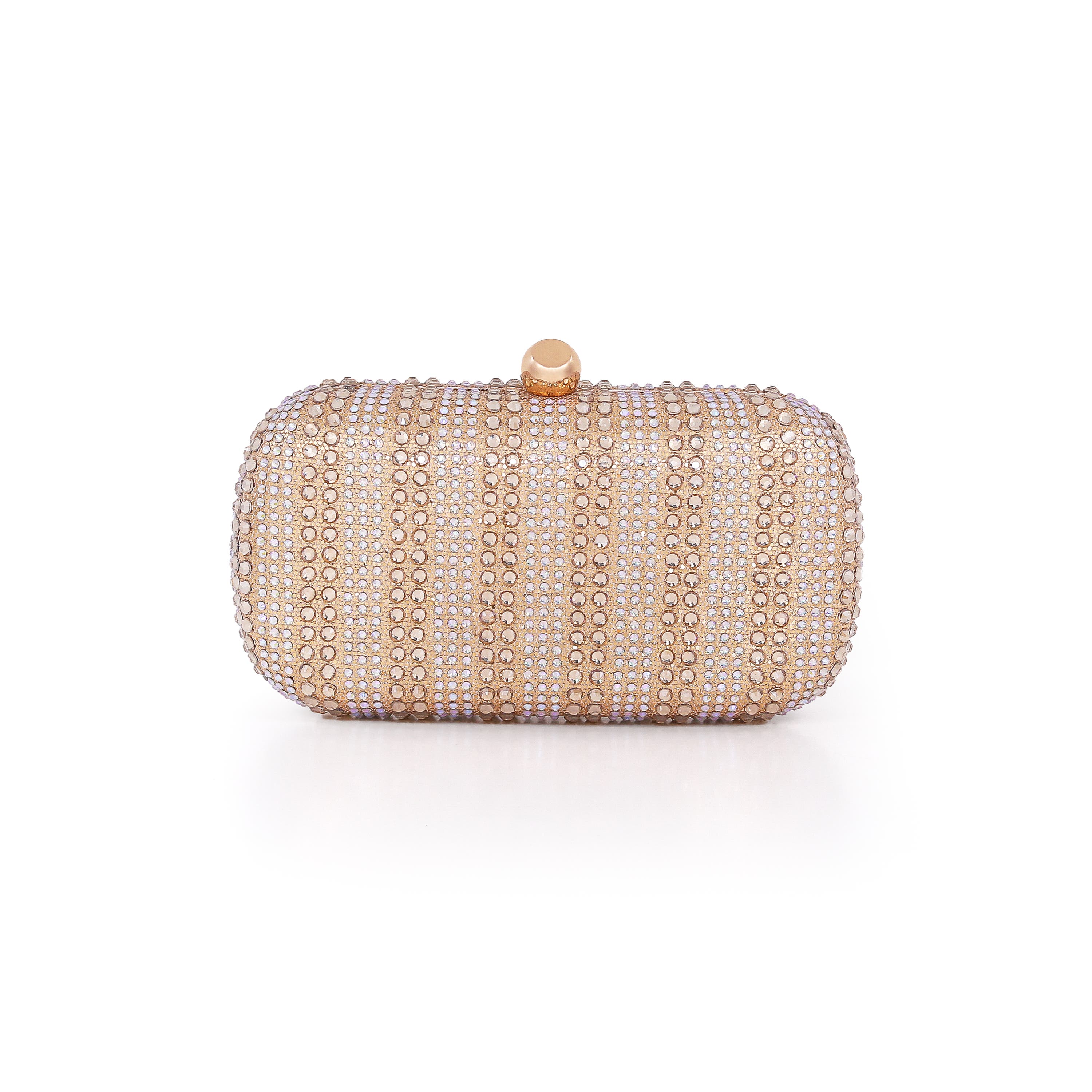 Harlow Crystal Minaudière, Main, color, Gold