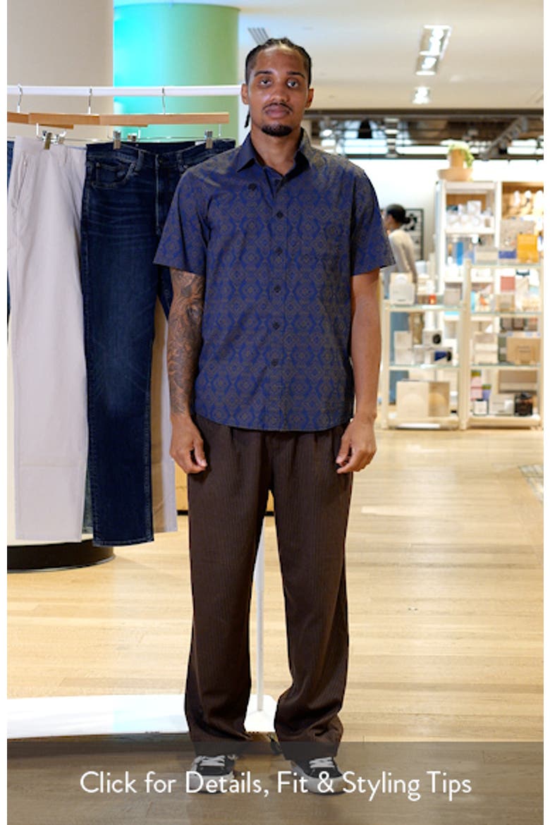 Shoreline Short Sleeve Cotton Button-Up Shirt video